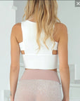 Crop Top with Side Cutouts