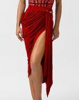 Laura Drape Skirt by Michael Chen