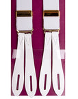 1 inch - 25mm Button braces/suspenders with leather end by DSI