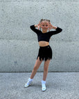 Kids Long Sleeved Crop Top