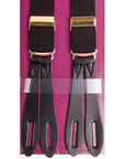 1 inch - 25mm Button braces/suspenders with leather end by DSI