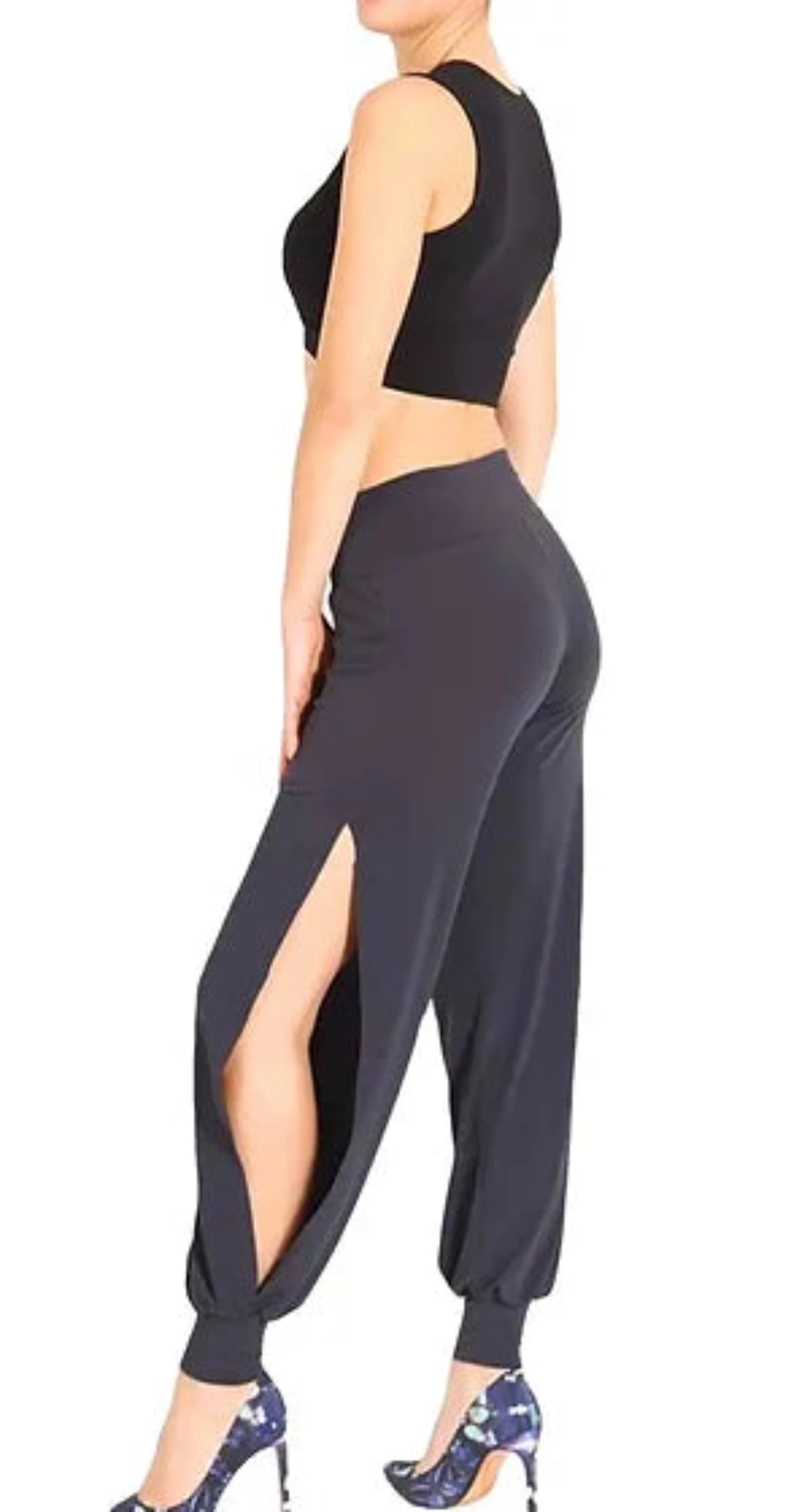 Babucha Pants with Side Slits
