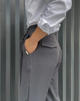 Classic Pleat Unisex Pants Long