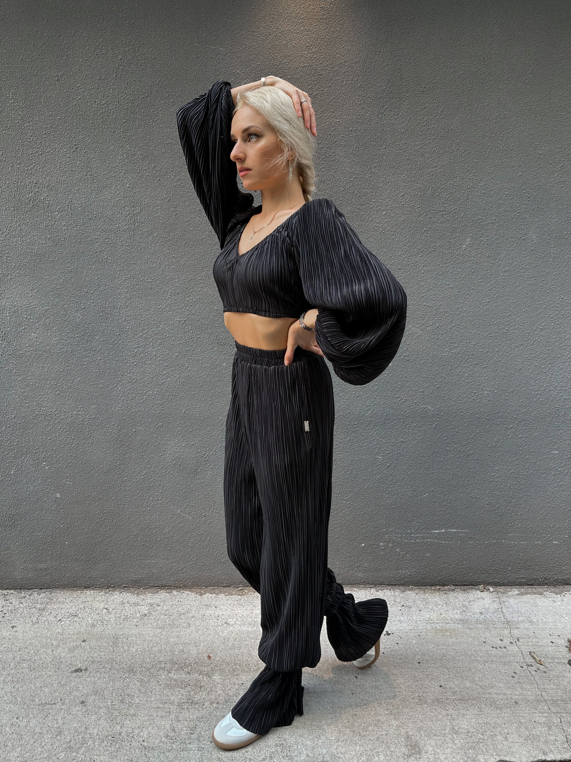 Ladies Pleated Ballroom Pants by Load