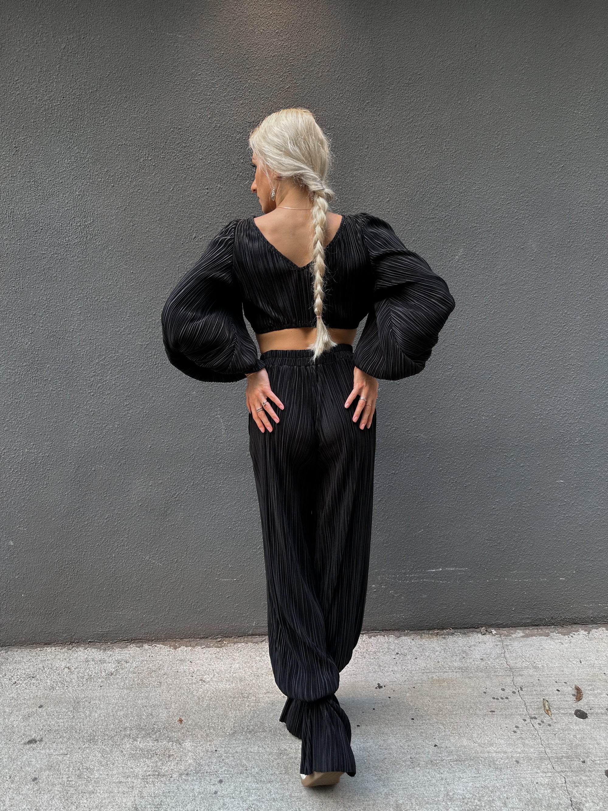 Ladies Pleated Ballroom Pants by Load