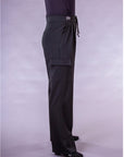 Black Cargo Practice trousers with straight leg by DSI