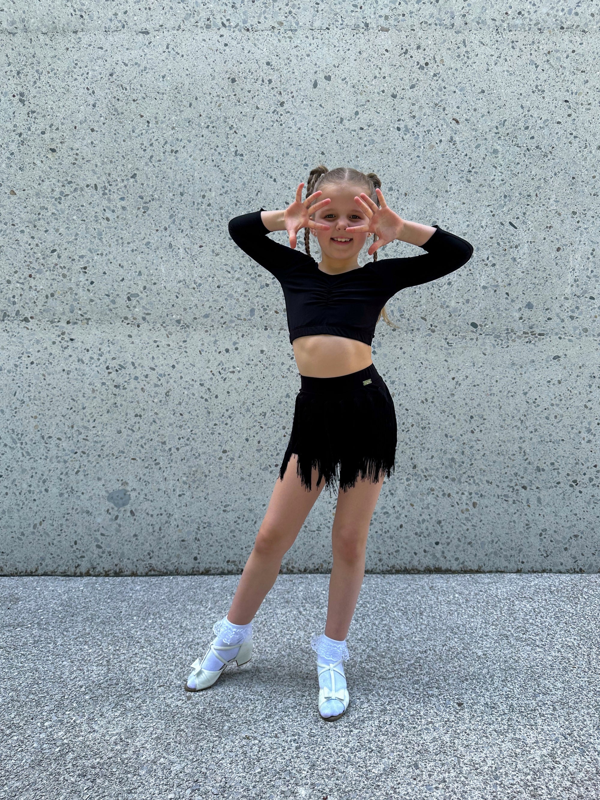 Kids Long Sleeved Crop Top