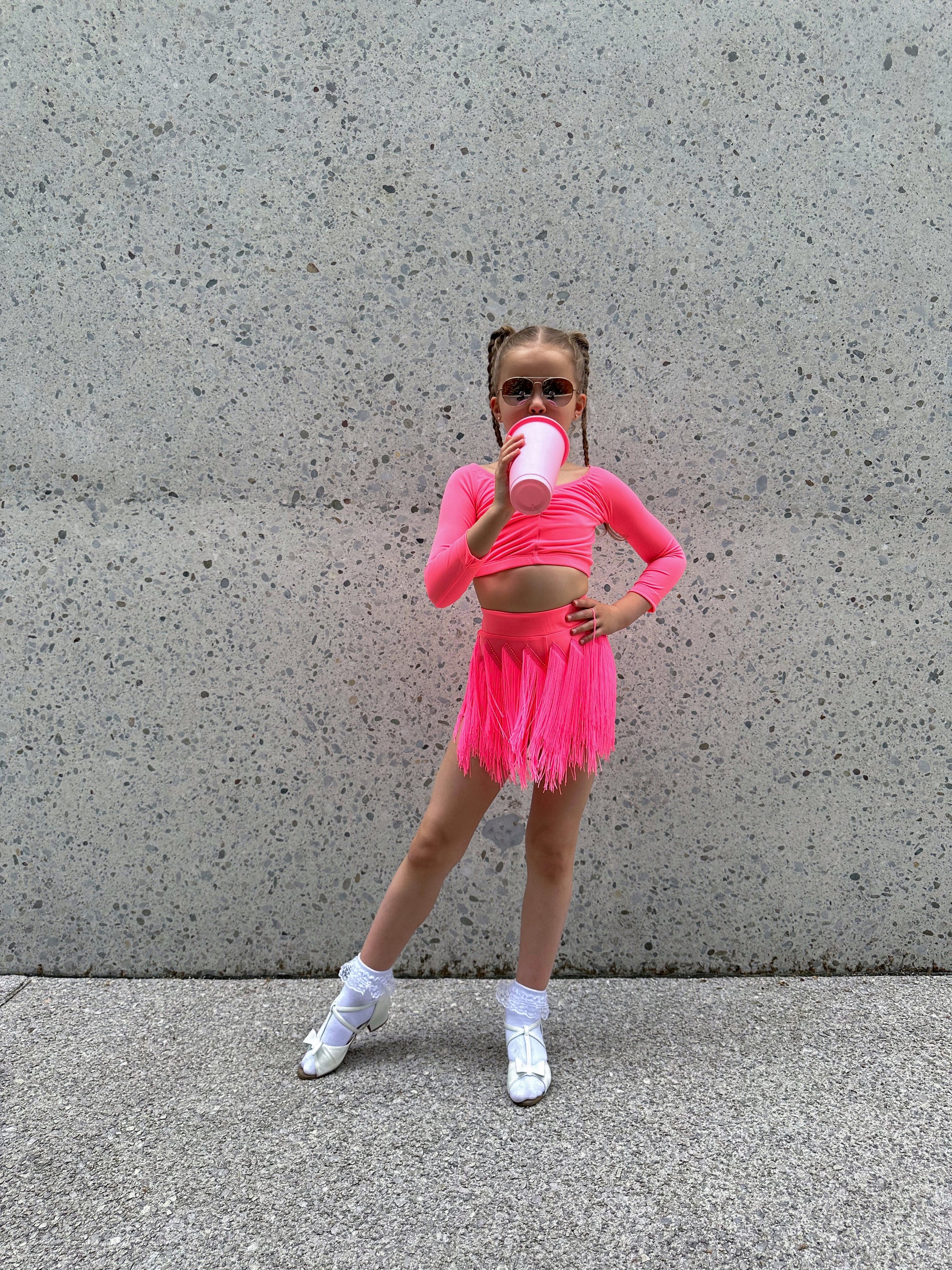 Kids Long Sleeved Crop Top