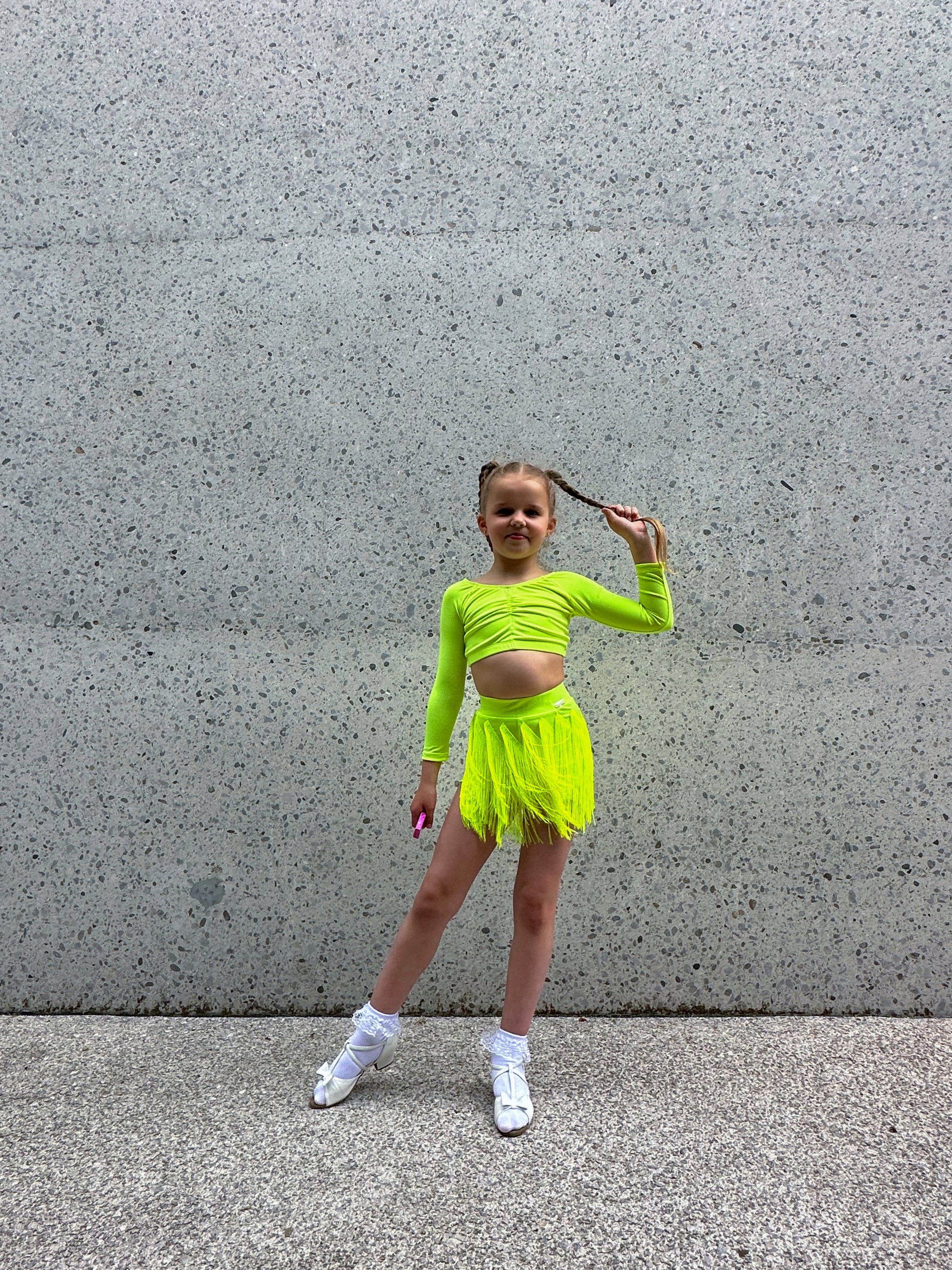 Kids Long Sleeved Crop Top