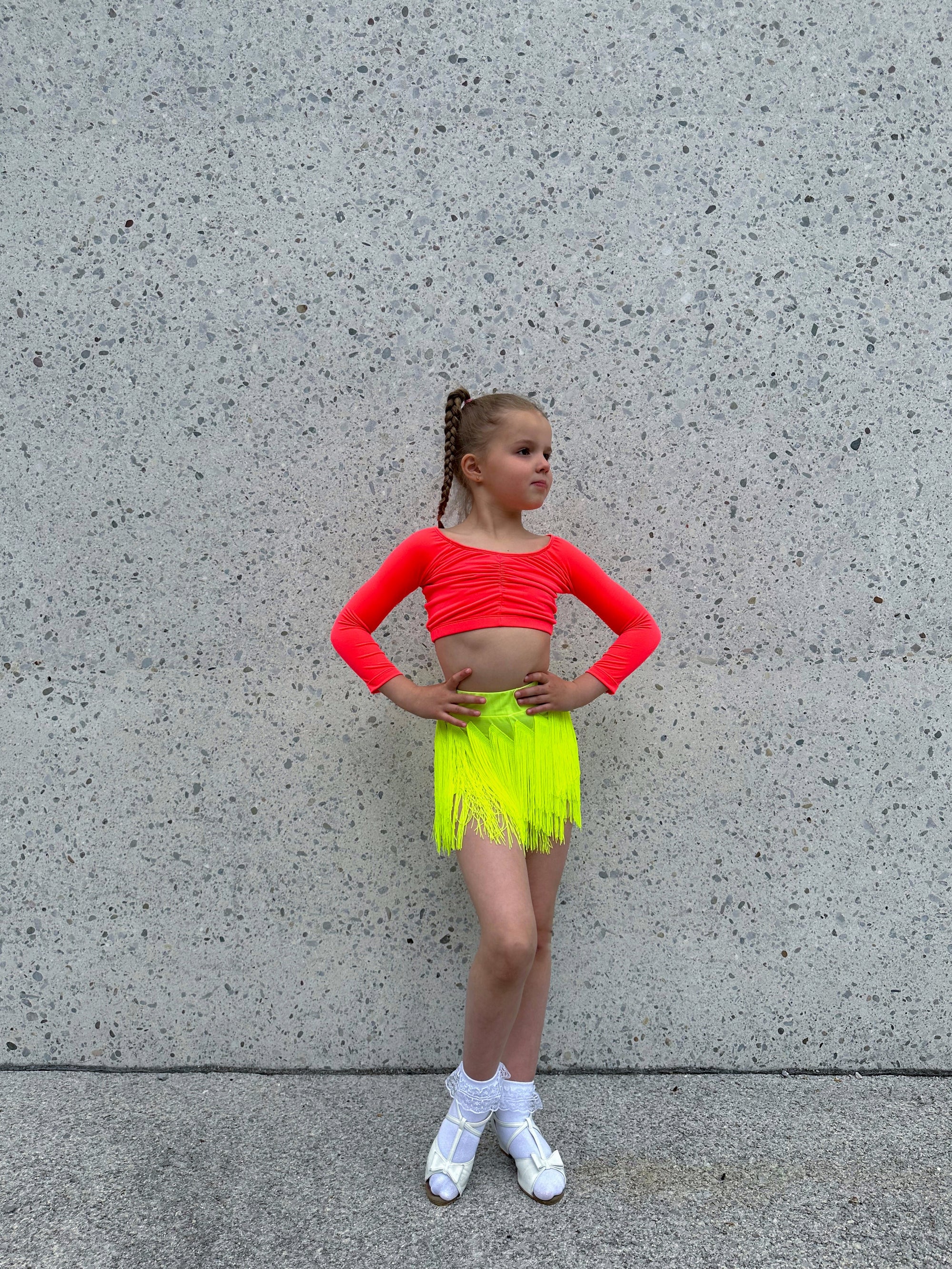 Kids Long Sleeved Crop Top