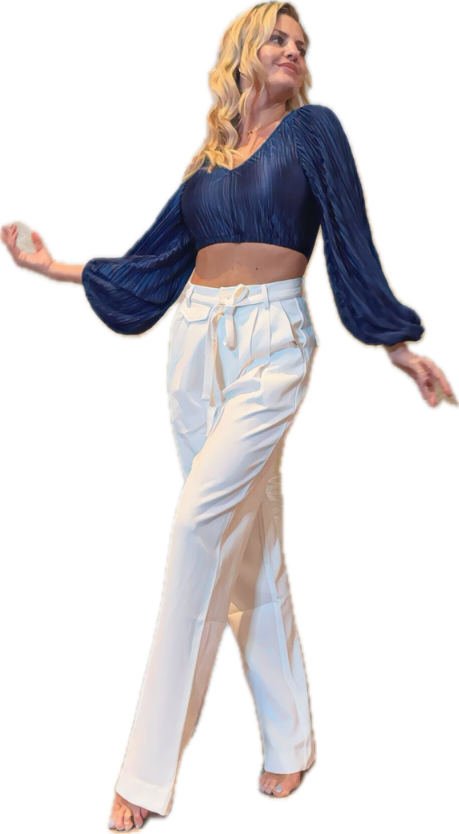 Classic Pleat Unisex Dance Pants by L.O.A.D