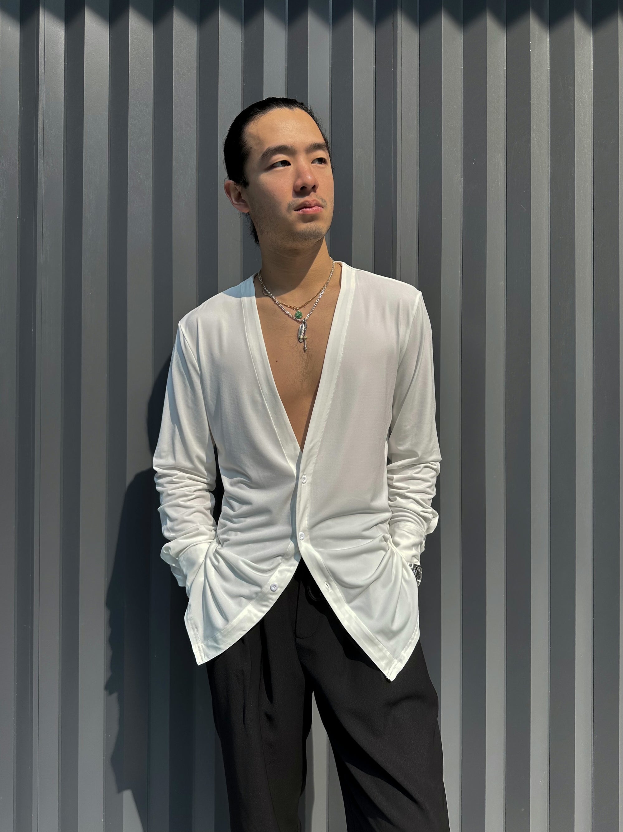 deep v neck dress shirt Deep V Shirt Comme Si